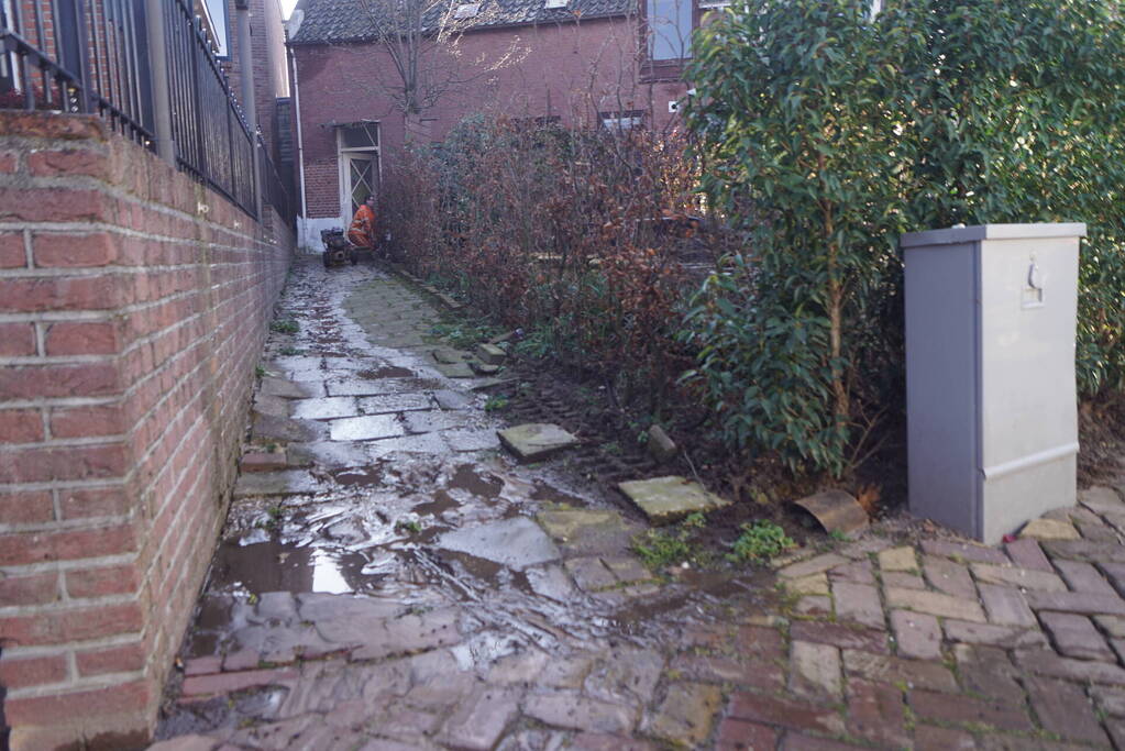 Waterlekkage door leidingbreuk