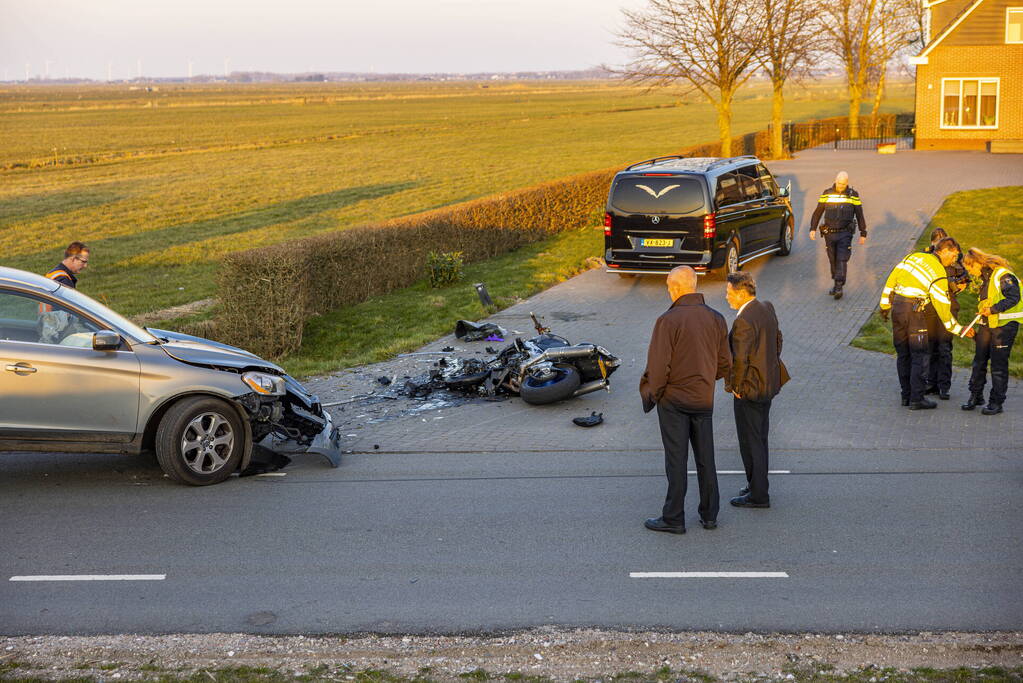 Motorrijder overleden na ernstig ongeval