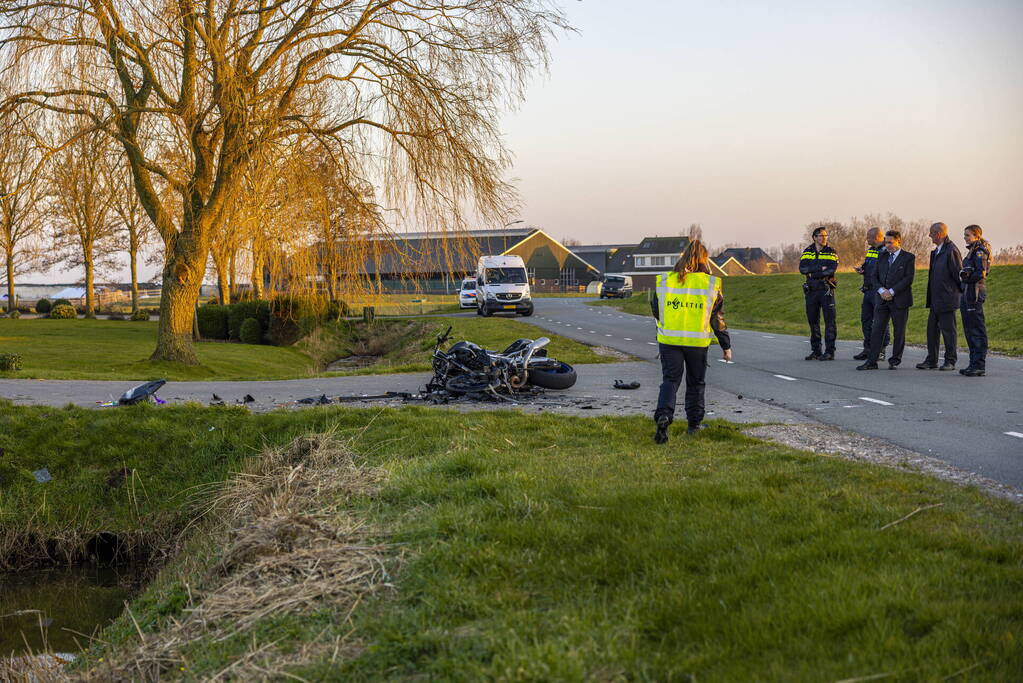 Motorrijder overleden na ernstig ongeval