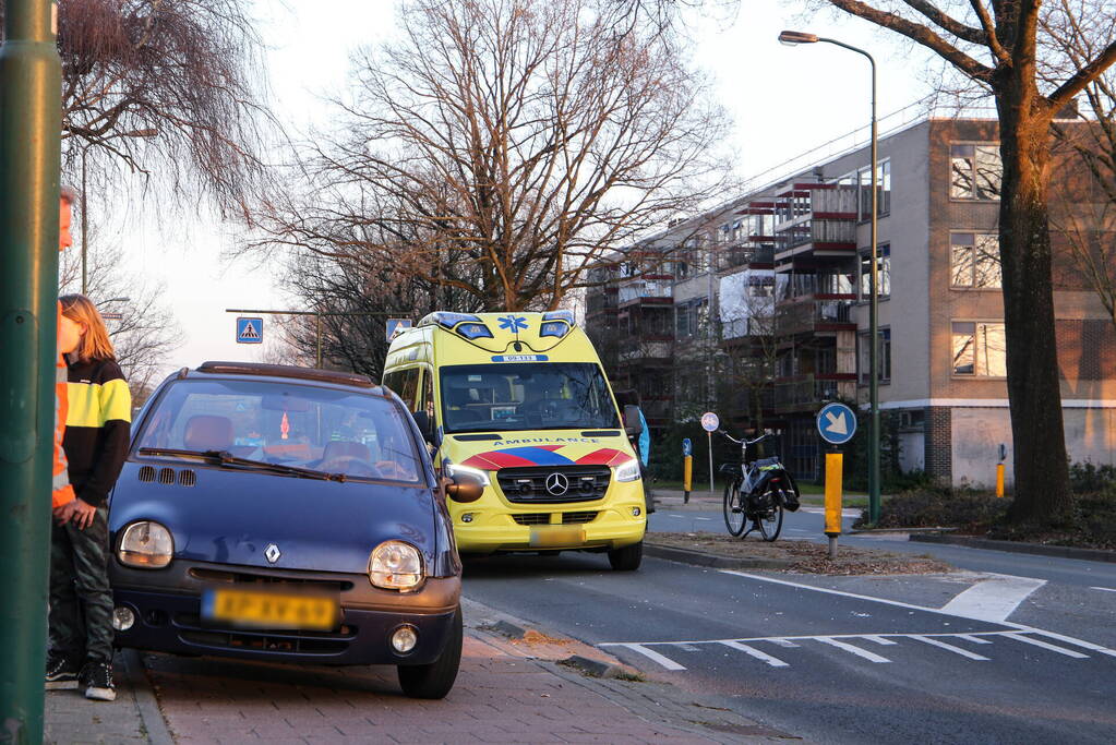 Fietser gewond na ongeval met auto