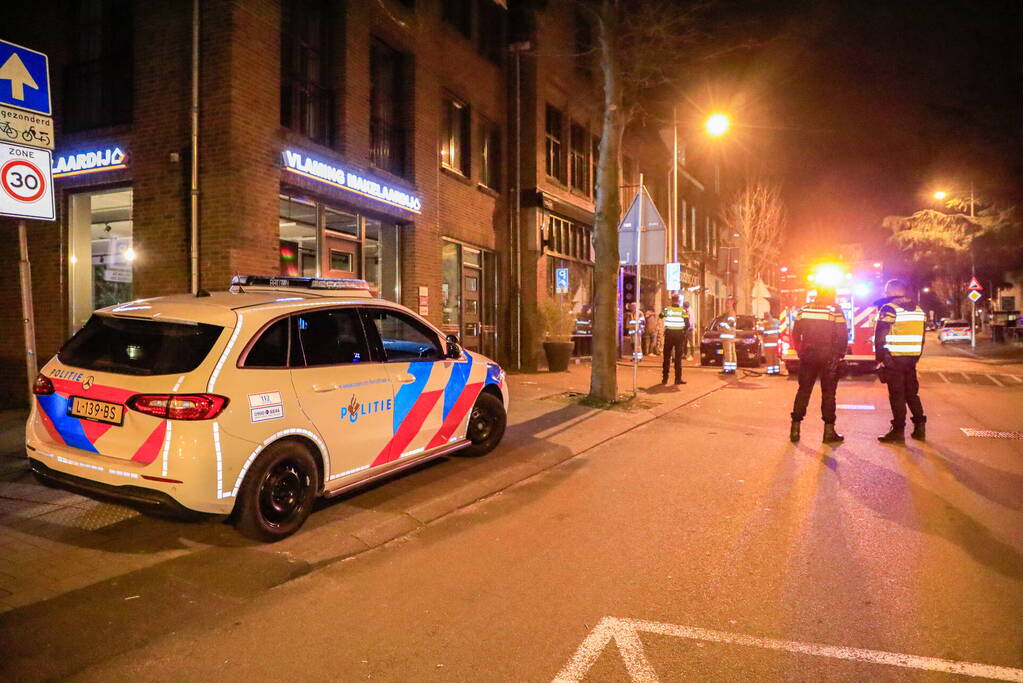 Rookontwikkeling vanwege brand in restaurant Tollius