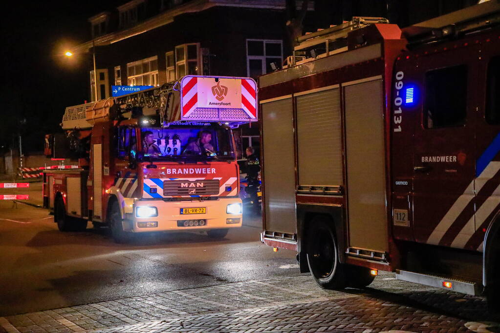 Rookontwikkeling vanwege brand in restaurant Tollius