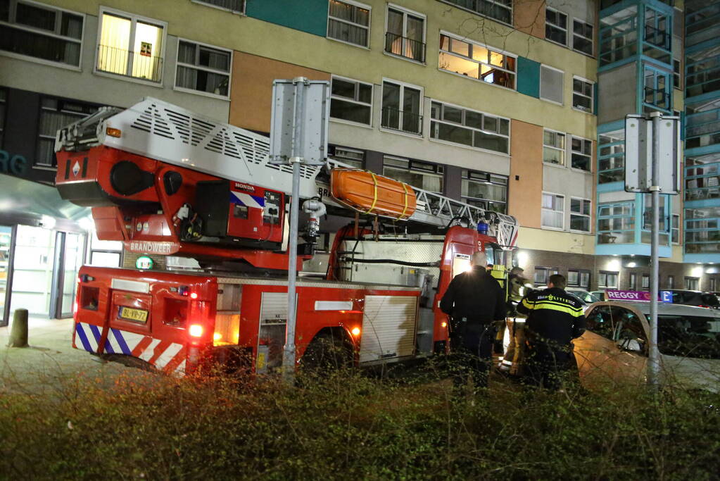 Grote brandweerinzet door brandmelding