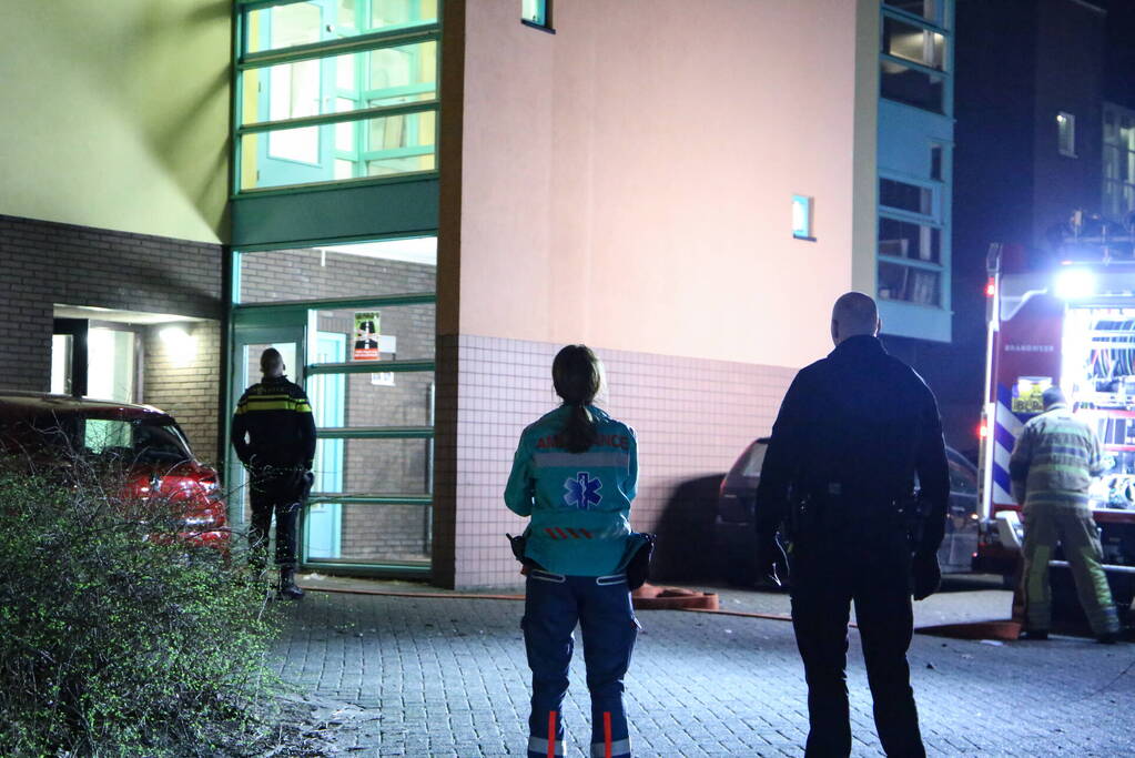 Grote brandweerinzet door brandmelding