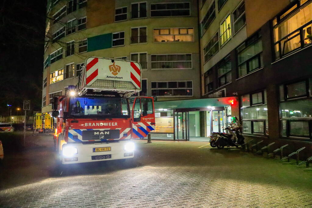 Grote brandweerinzet door brandmelding