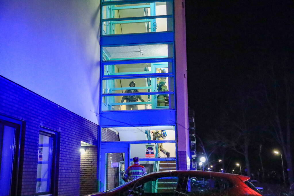 Grote brandweerinzet door brandmelding