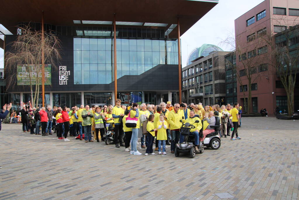 Vredesdemonstratie voor oorlog in Oekraïne