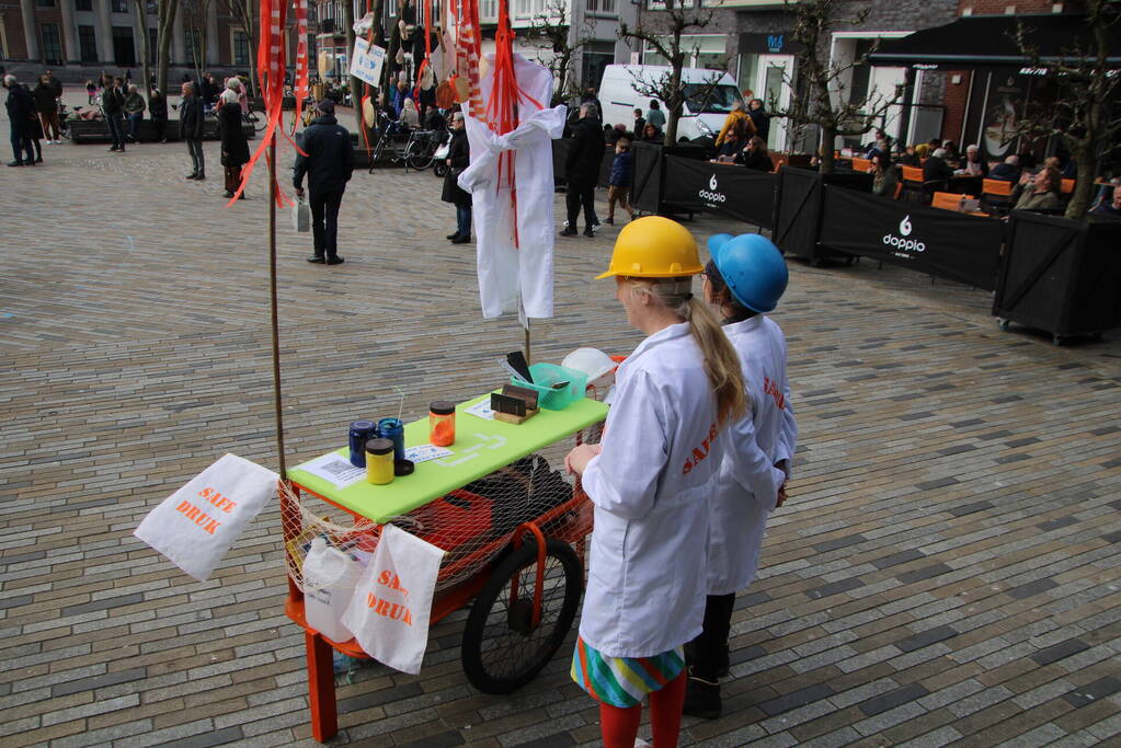 Vredesdemonstratie voor oorlog in Oekraïne