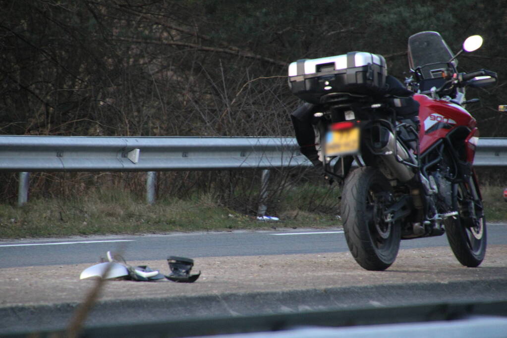 Motorrijders met elkaar in botsing