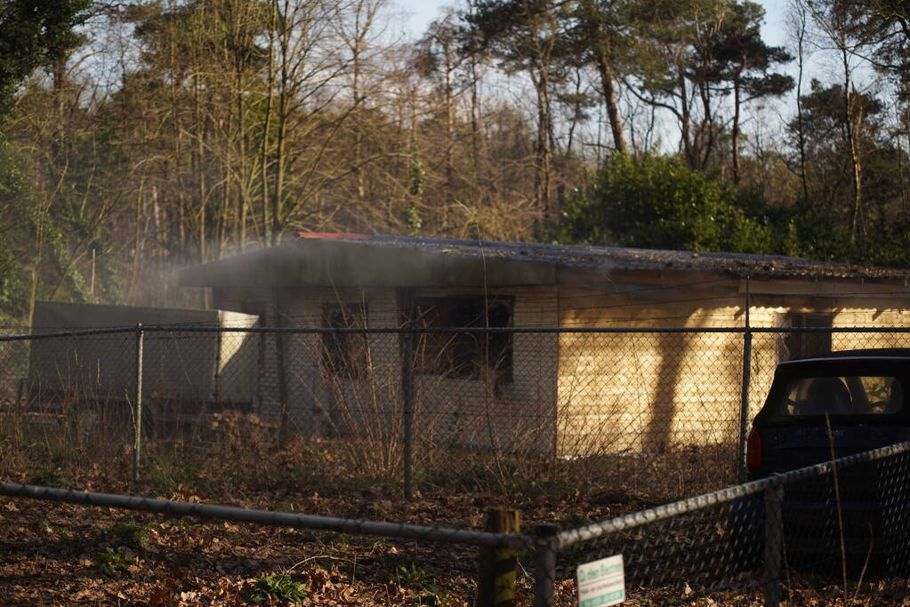 Chalet loop flinke schade op vanwege brand