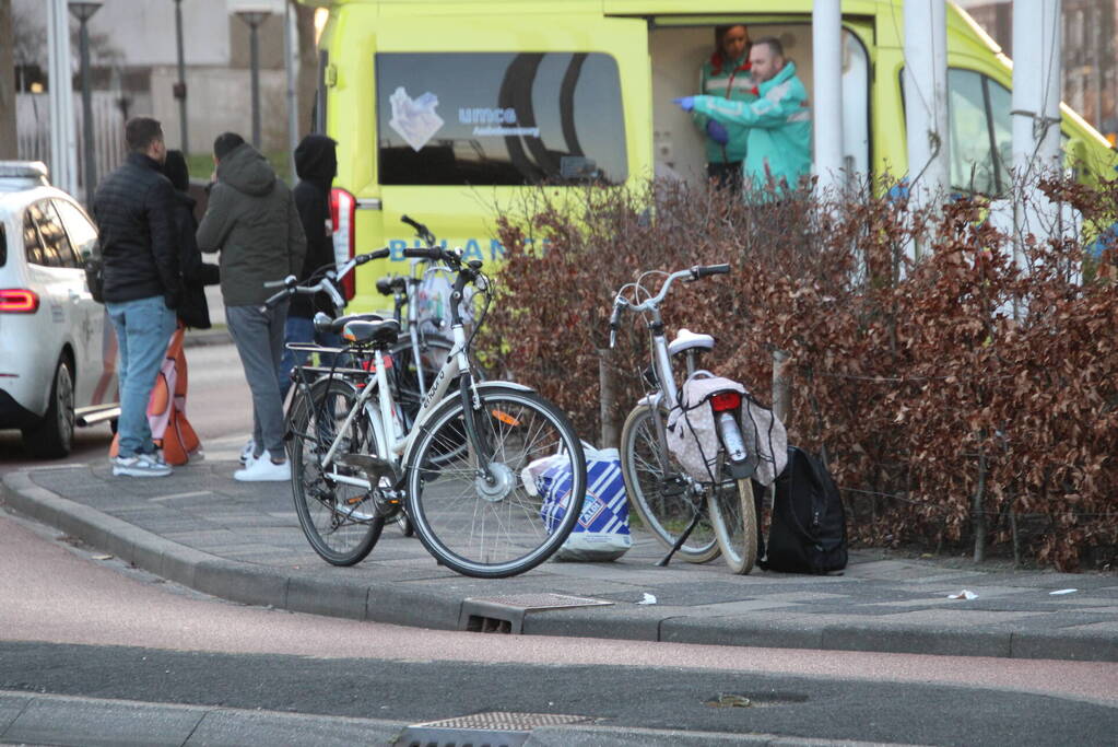 Fietser gewond na val