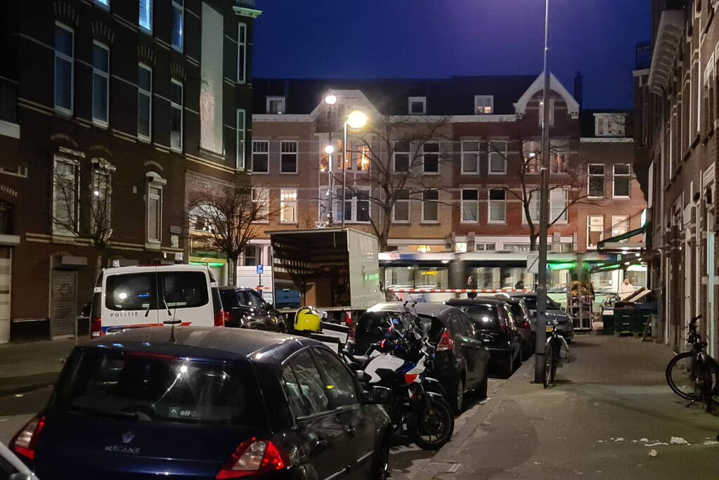 Straat afgezet voor onderzoek naar gevaarlijke stoffen