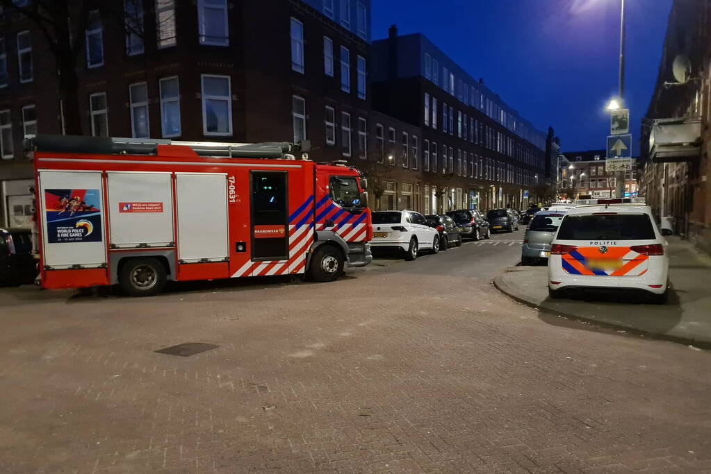 Straat afgezet voor onderzoek naar gevaarlijke stoffen