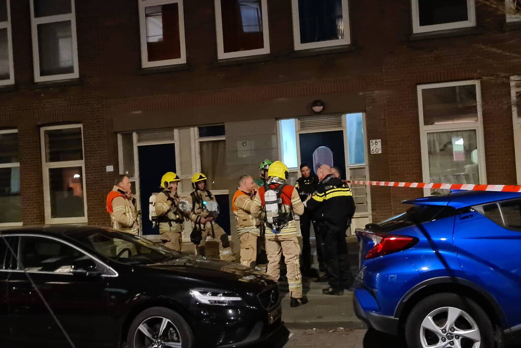 Straat afgezet voor onderzoek naar gevaarlijke stoffen