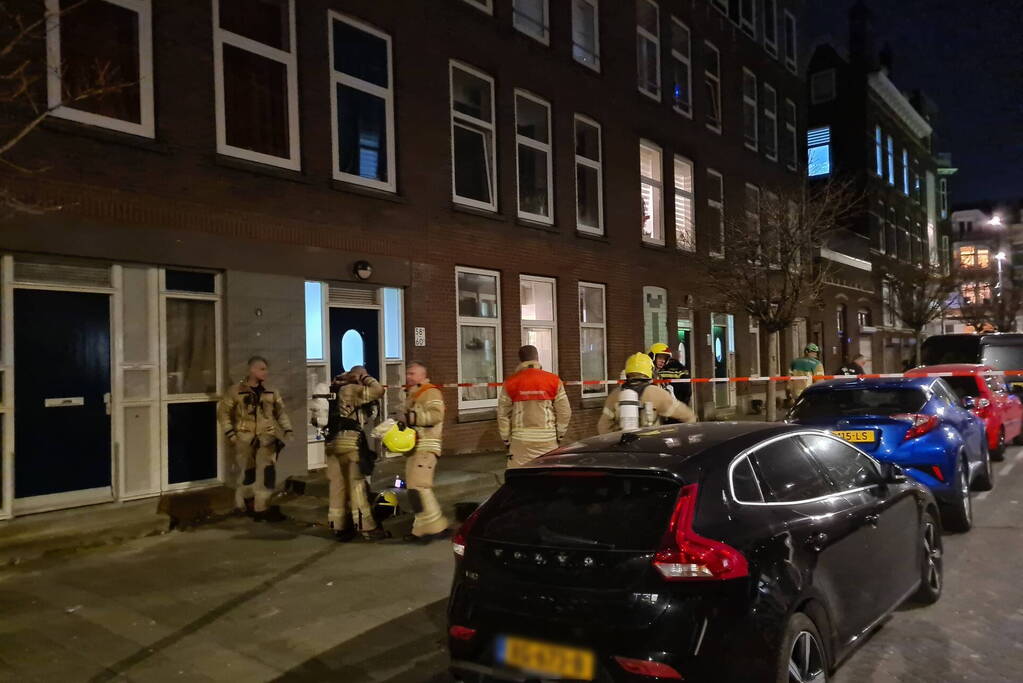 Straat afgezet voor onderzoek naar gevaarlijke stoffen