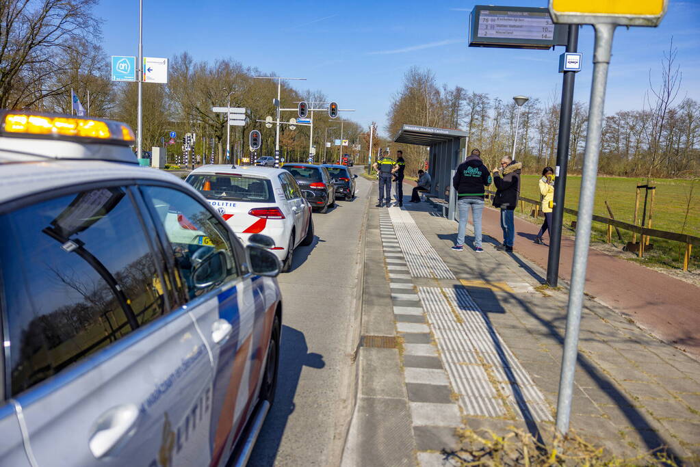 Kop-staart botsing voor Meander ziekenhuis