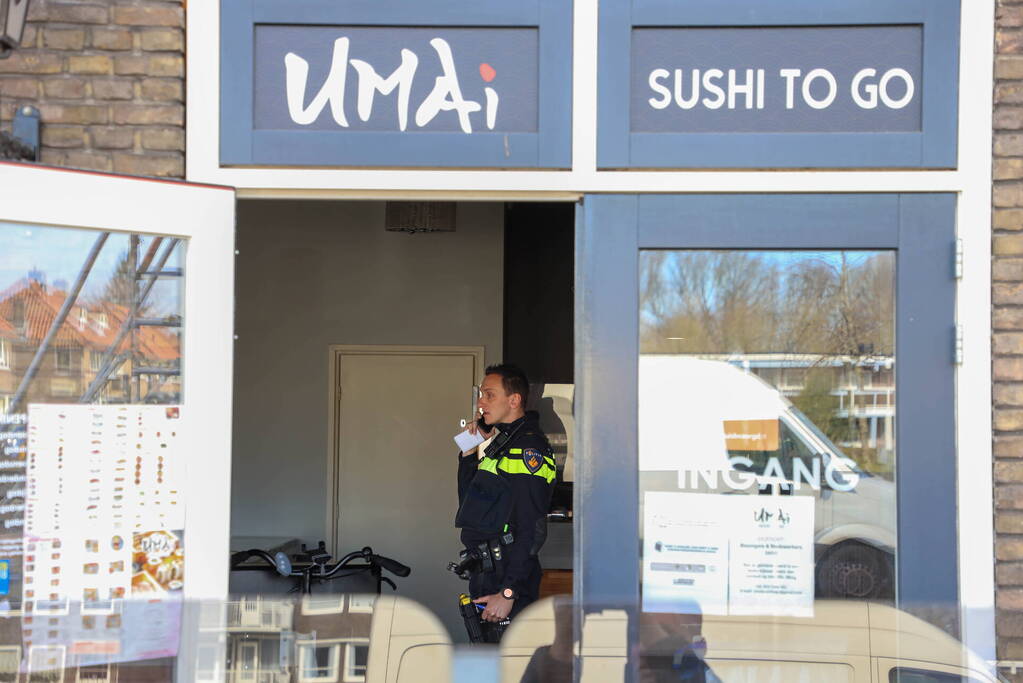 Onderzoek naar overval op Umai Sushi To Go