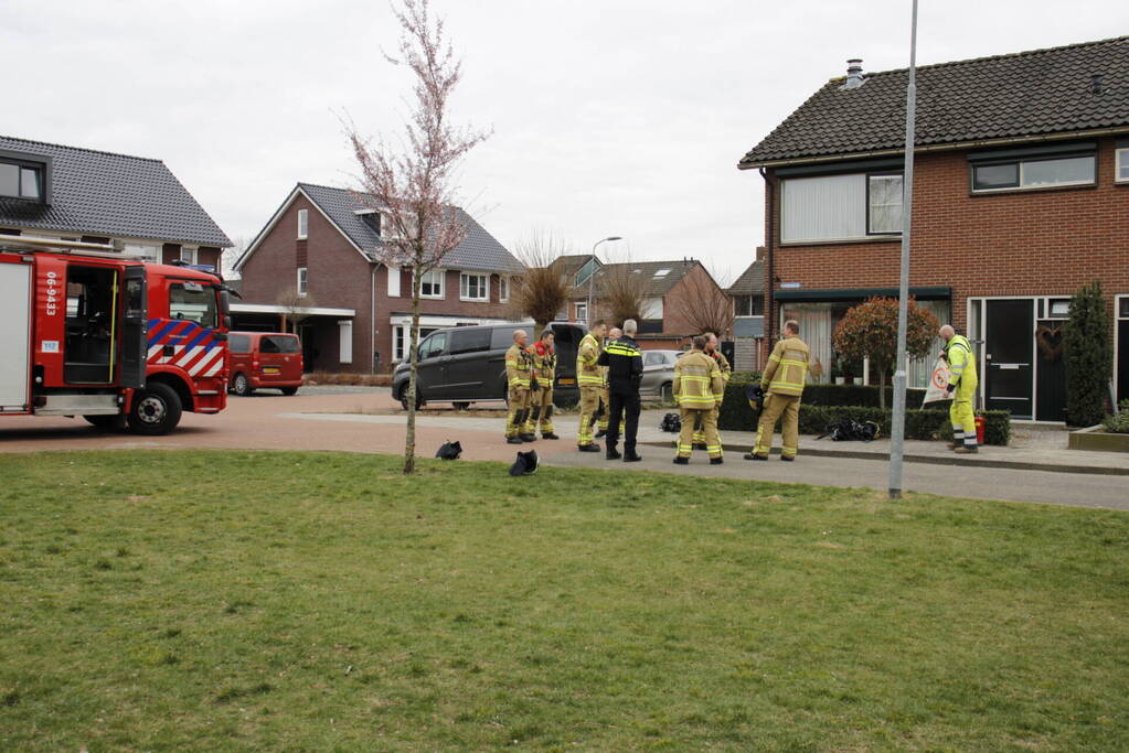 Onderzoek naar gaslucht in woning