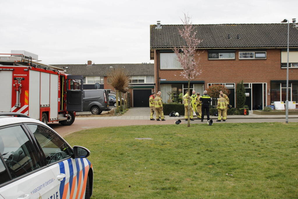 Onderzoek naar gaslucht in woning