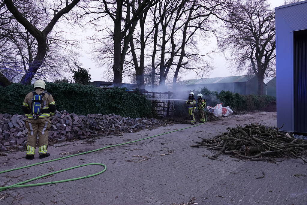 Rookontwikkeling bij brand in stapel pallets