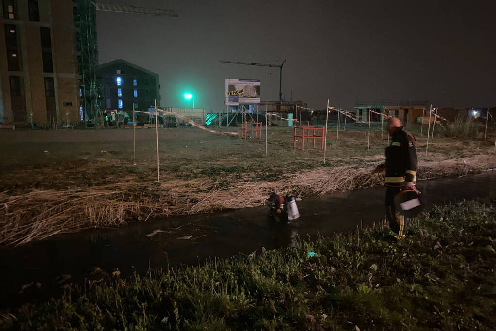 Zoekactie na aantreffen fiets naast sloot