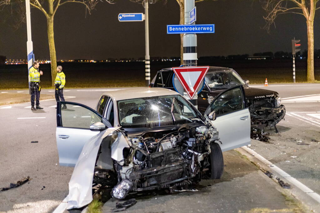 Ernstig ongeval op kruising