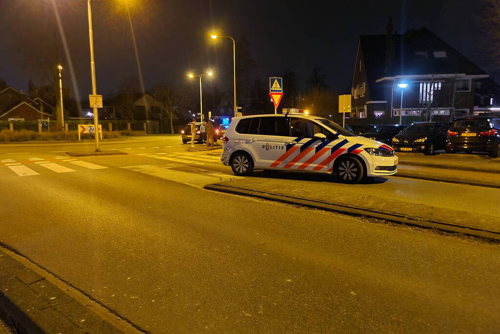 Ongeval tussen personenauto en scooter