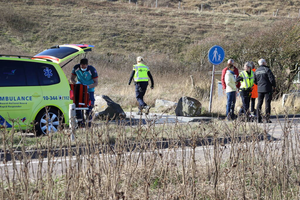 Fietser gewond bij botsing met auto