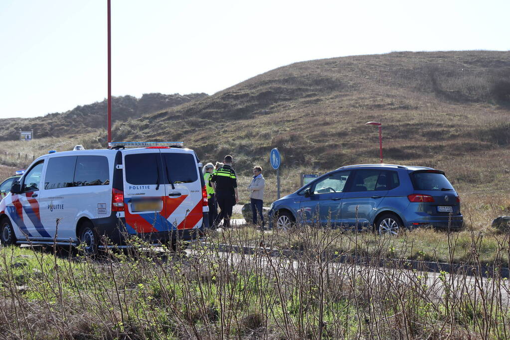Fietser gewond bij botsing met auto