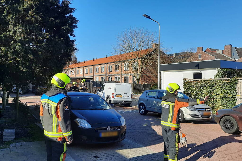 Gasleiding geraakt bij plaatsen van tuinhek