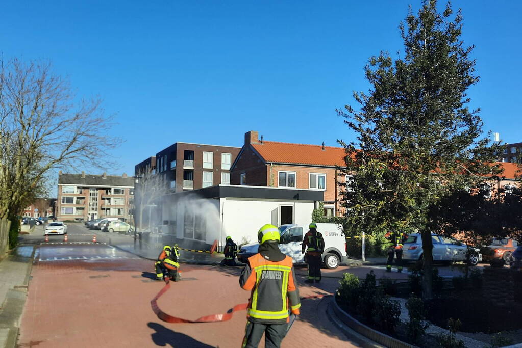 Gasleiding geraakt bij plaatsen van tuinhek
