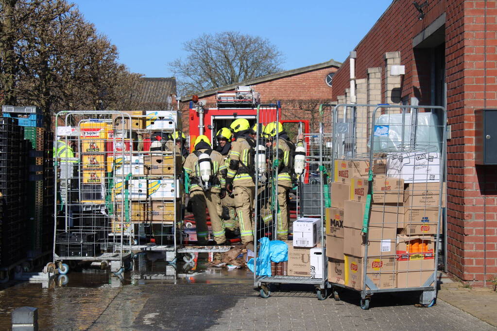Supermarkt Albert Heijn ontruimd vanwege brand