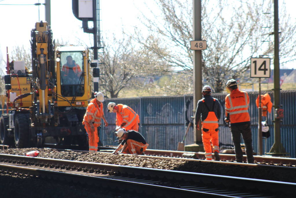 Geen treinverkeer door werkzaamheden aan het spoor