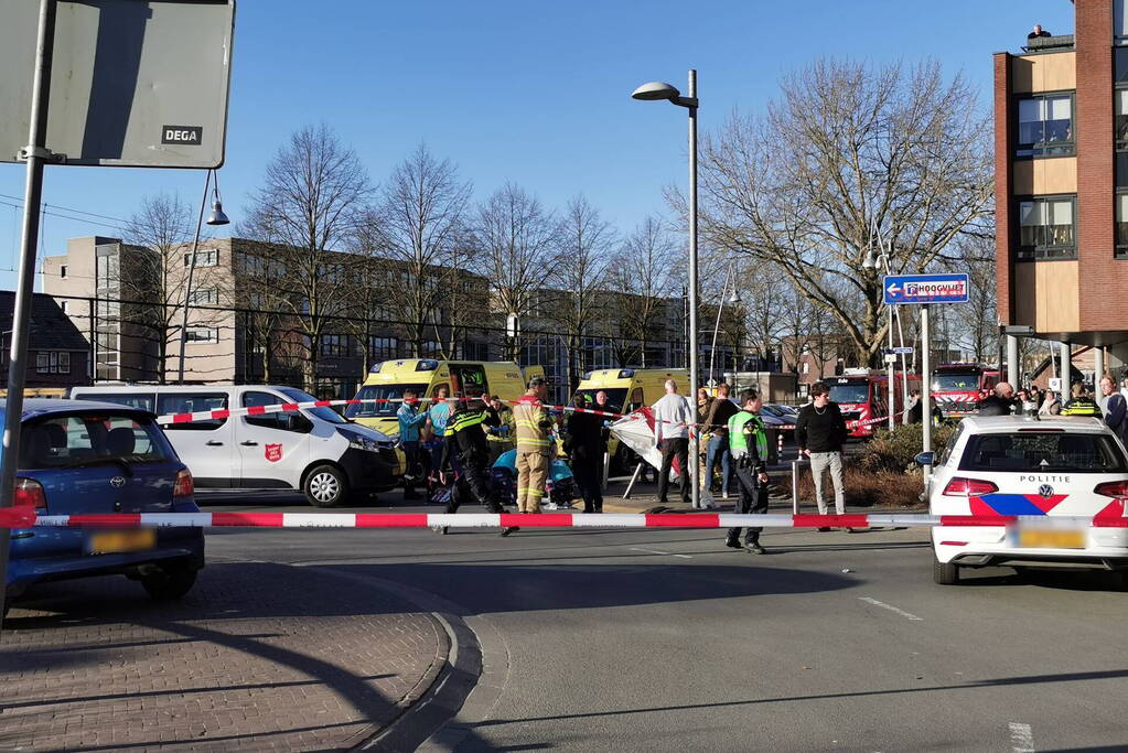 Bestuurster rijdt door na ernstige aanrijding