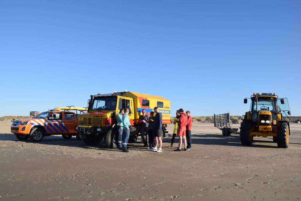 Grote zoekactie na aantreffen achtergelaten kite
