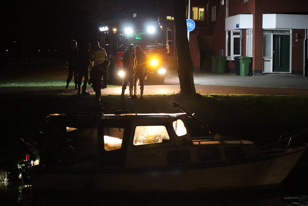 Brand aan boord van plezierboot snel onder controle