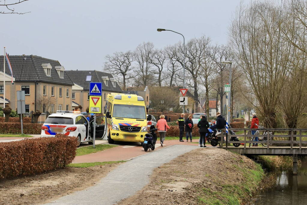 Gewonden bij ongeval met scooter