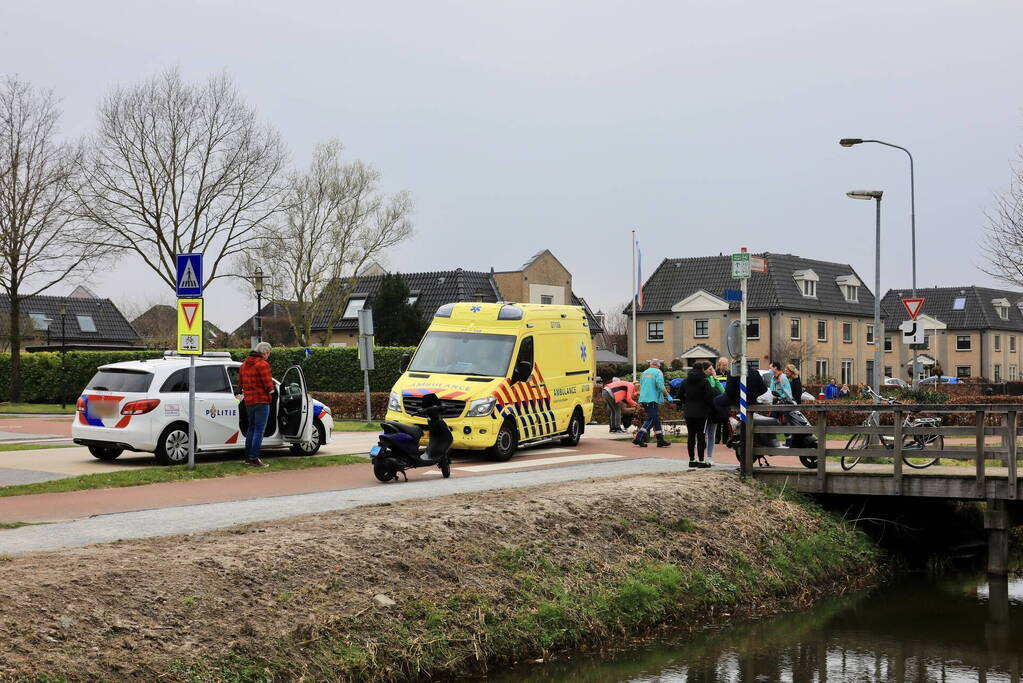 Gewonden bij ongeval met scooter