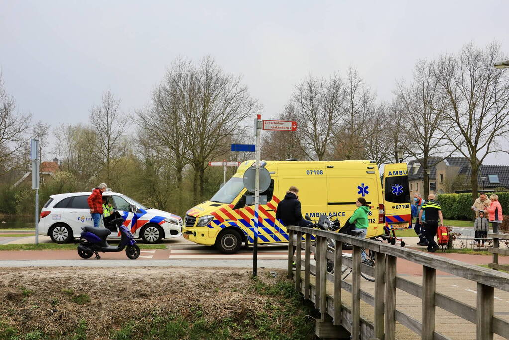 Gewonden bij ongeval met scooter