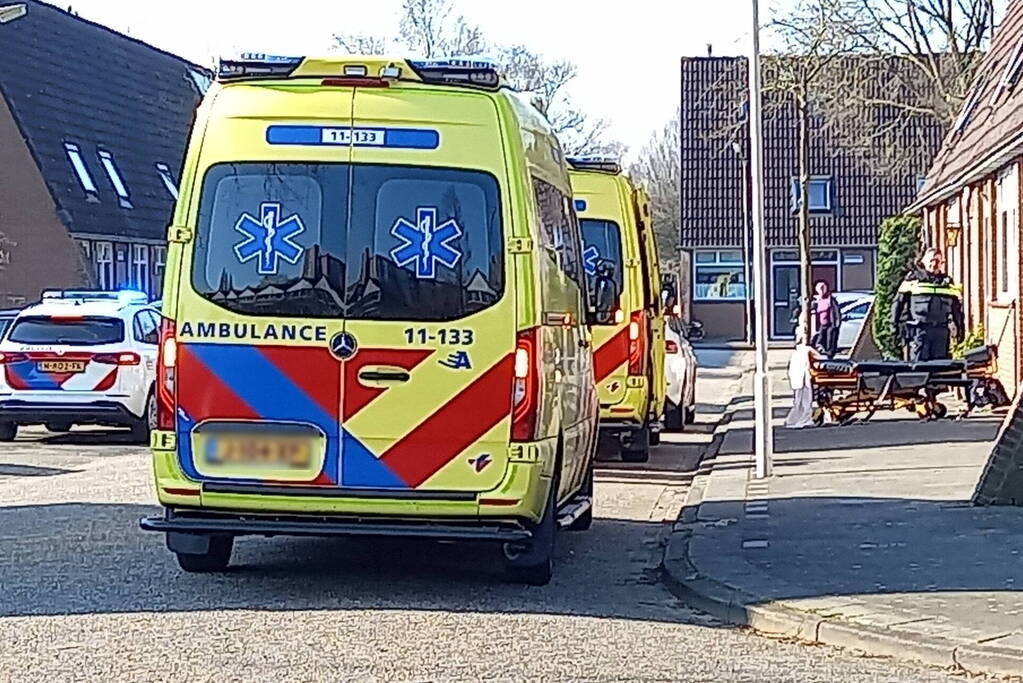 Traumahelikopter geland voor ongeval in woning