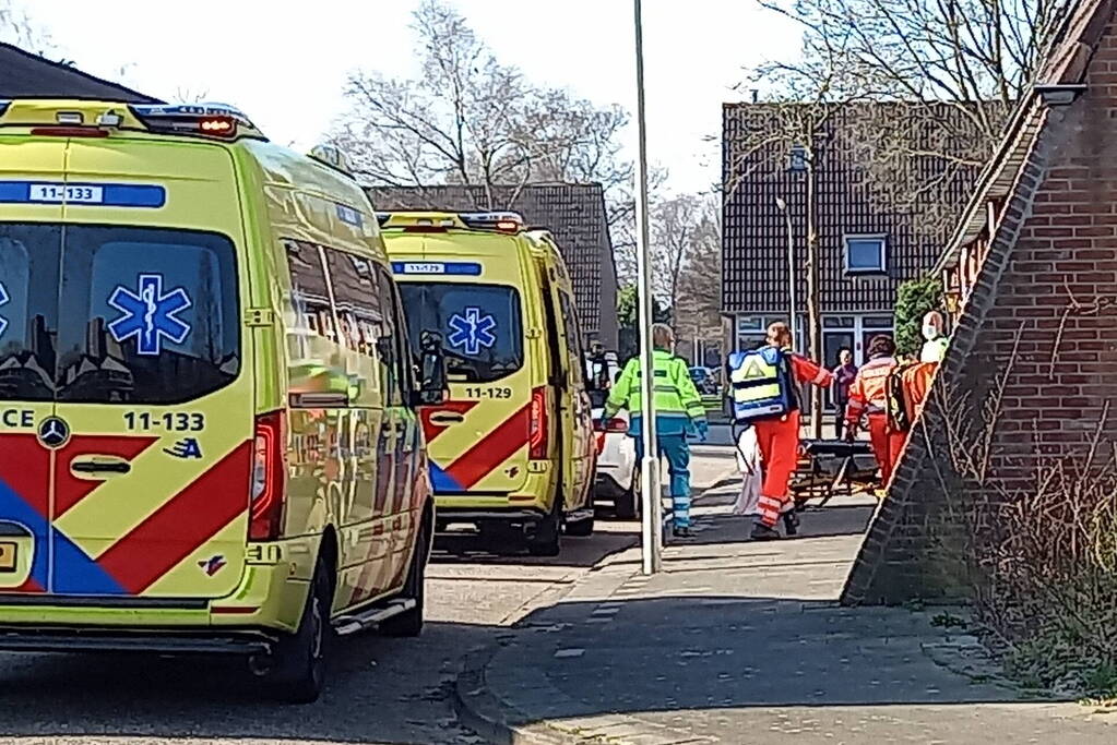 Traumahelikopter geland voor ongeval in woning