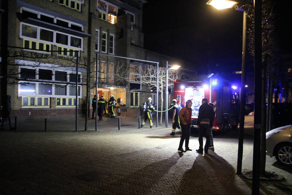 Daklozenopvang ontruimd vanwege brand