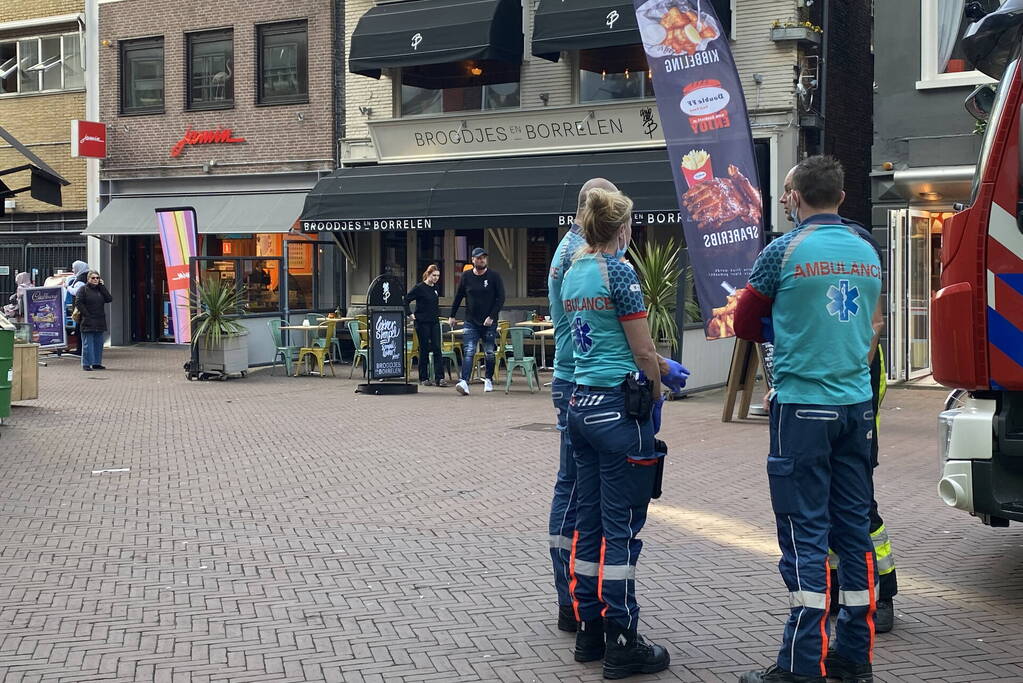 Mogelijk brand in horecazaak