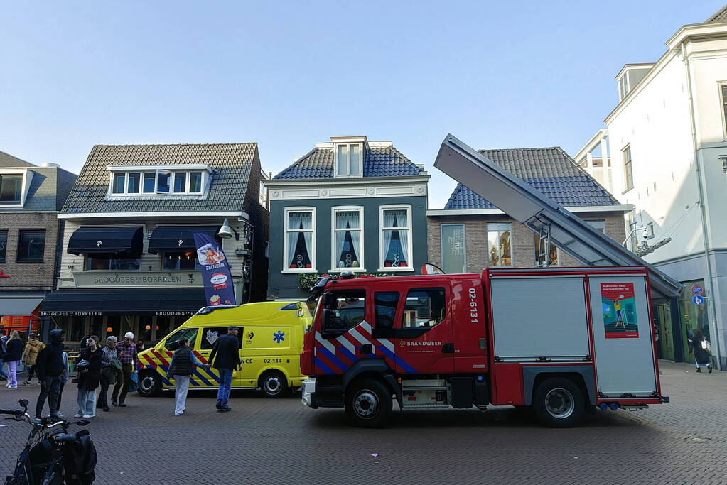 Mogelijk brand in horecazaak