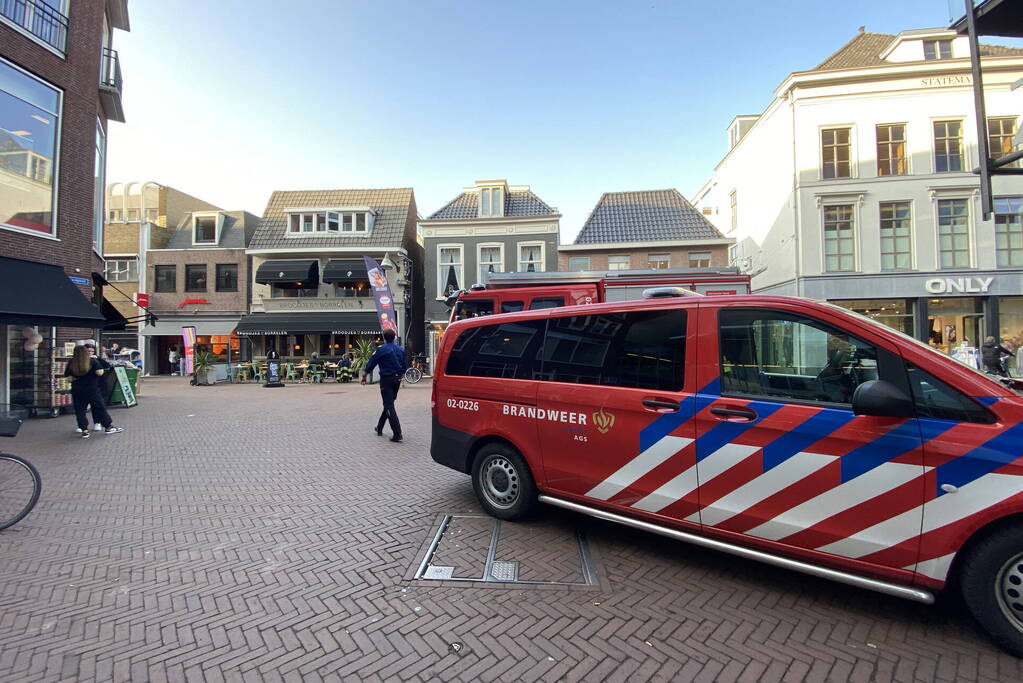 Mogelijk brand in horecazaak