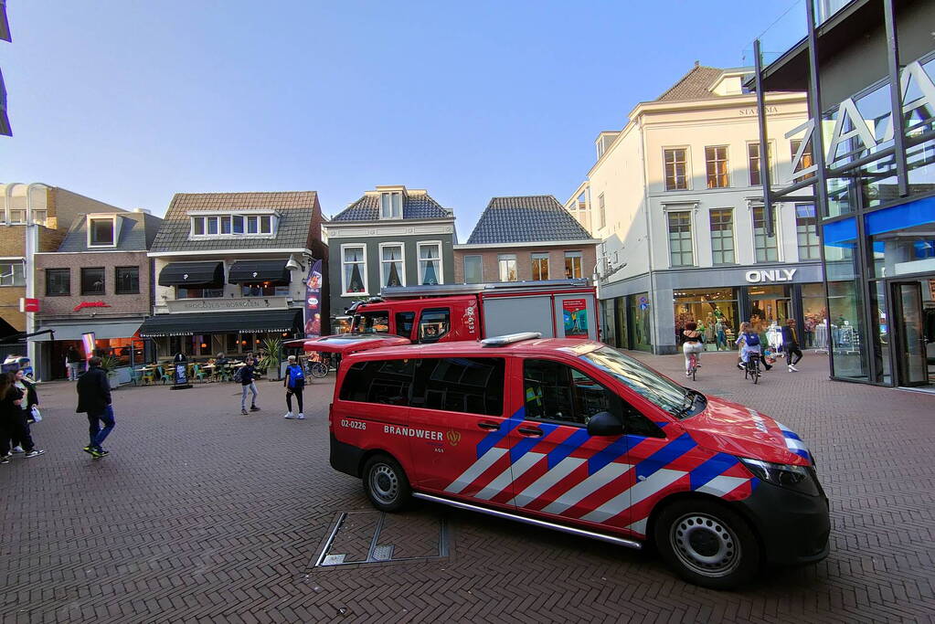 Mogelijk brand in horecazaak