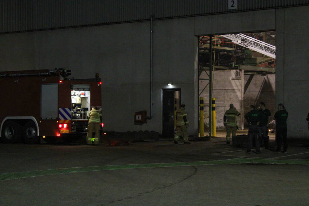 Brand in bedrijfshal Jiffy Products International