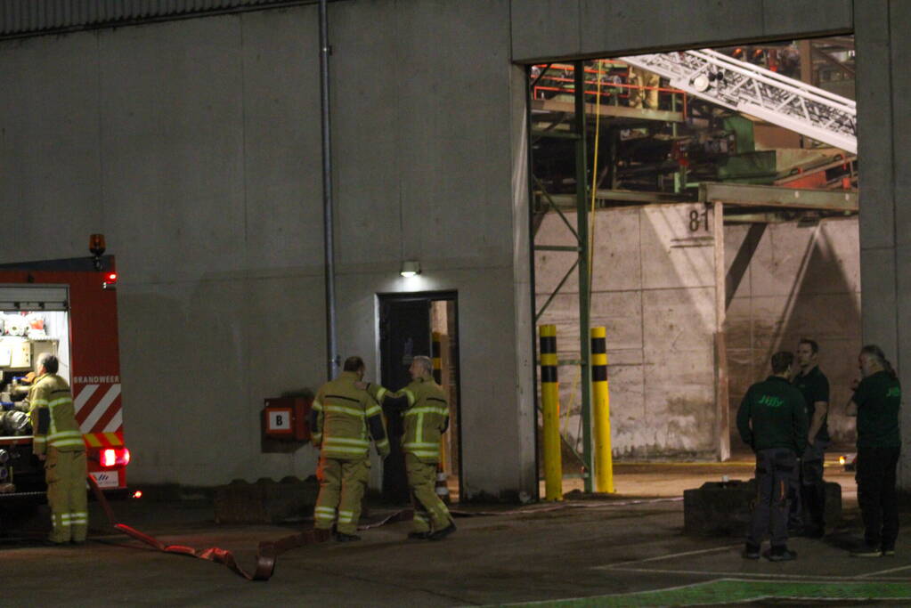 Brand in bedrijfshal Jiffy Products International