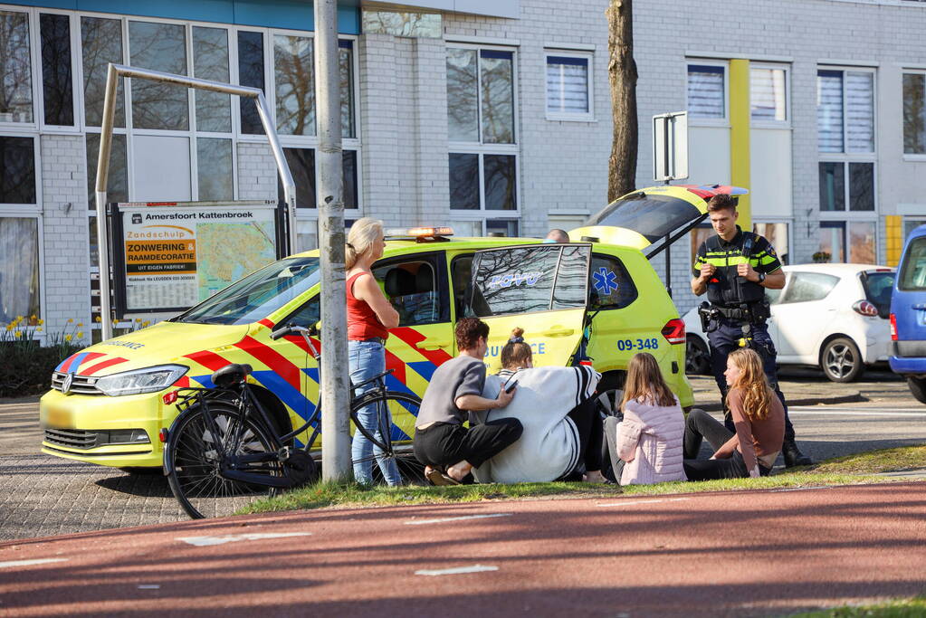 Fietsster en automobilist botsen bij Park Schothorst