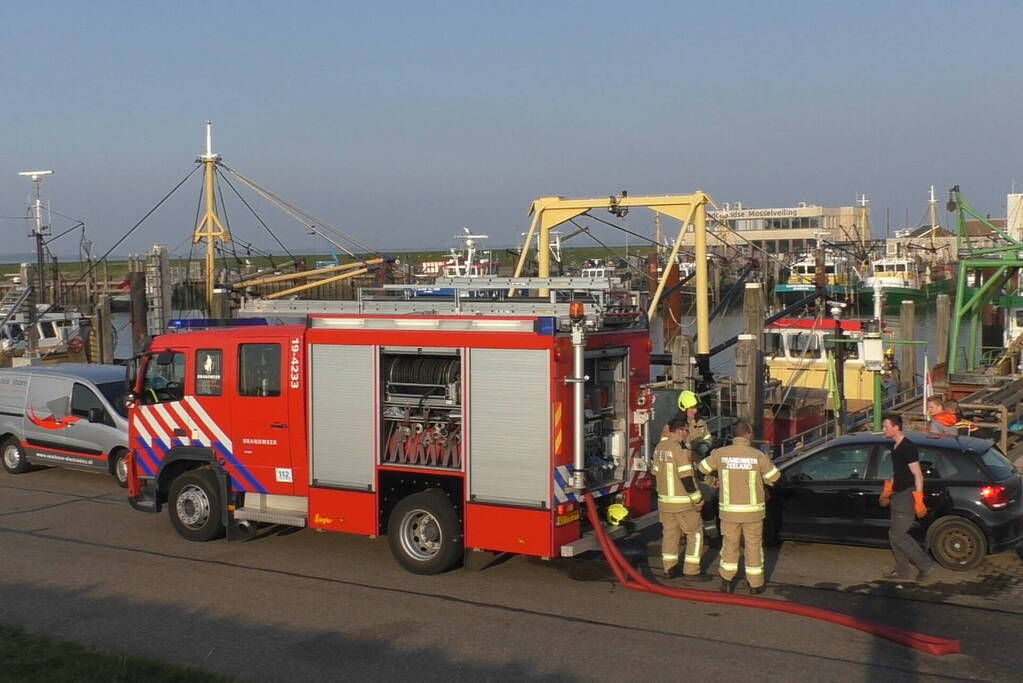 Brandweer ingezet voor brand in kotter